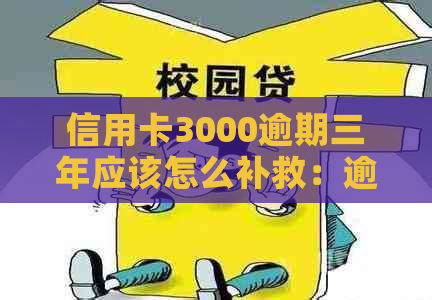 信用卡3000逾期三年应该怎么补救：逾期金额、法律责任与解决办法全解析