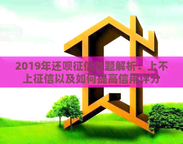 2019年还呗问题解析：上不上以及如何提高信用评分