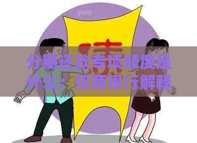 分期还款专项额度是什么：招商银行解释及还款方式