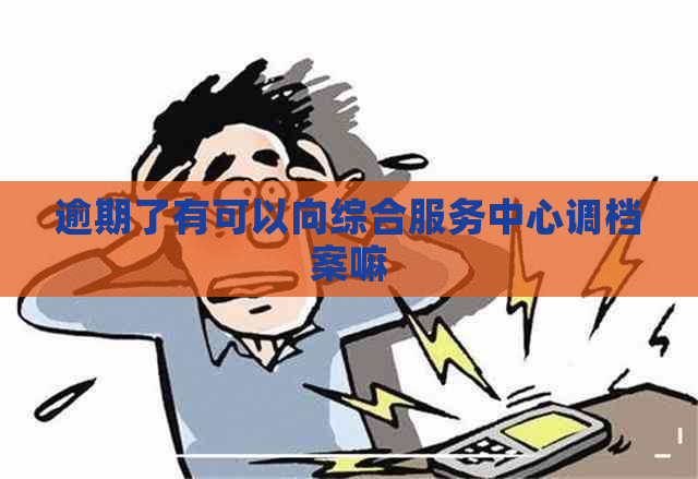 逾期了有可以向综合服务中心调档案嘛