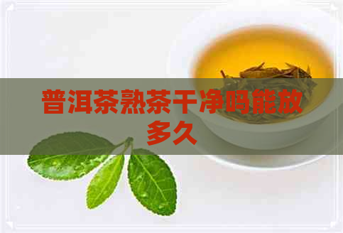 普洱茶熟茶干净吗能放多久