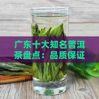 广东十大知名普洱茶盘点：品质保证，口感绝佳，一次购足，不容错过！