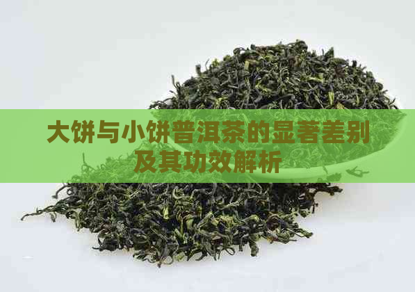 大饼与小饼普洱茶的显著差别及其功效解析