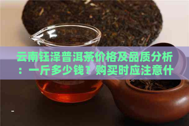 云南钰泽普洱茶价格及品质分析：一斤多少钱？购买时应注意什么？