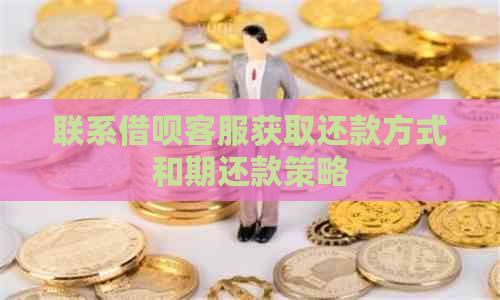 联系借呗客服获取还款方式和期还款策略