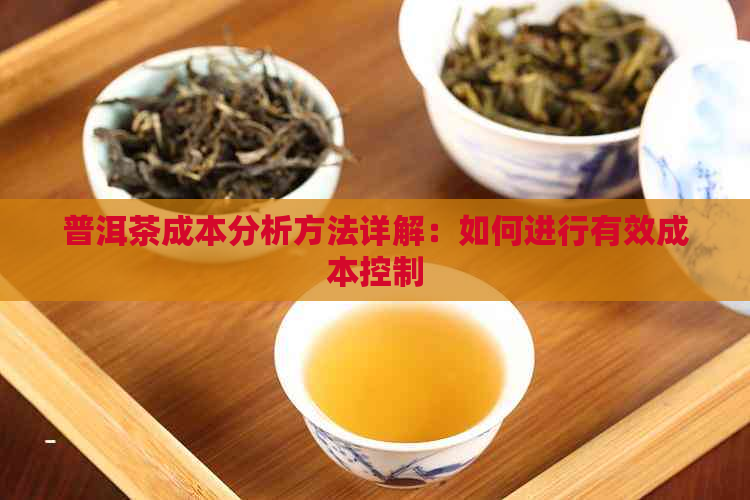 普洱茶成本分析方法详解：如何进行有效成本控制