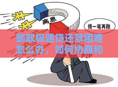 邮政极速贷还款困难怎么办，如何协商和选择还款方式？