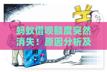 蚂蚁借呗额度突然消失！原因分析及解决办法全解析