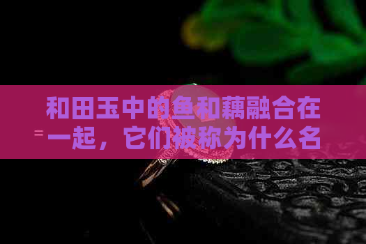 和田玉中的鱼和藕融合在一起，它们被称为什么名字？如何区分它们？