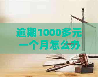 逾期1000多元一个月怎么办