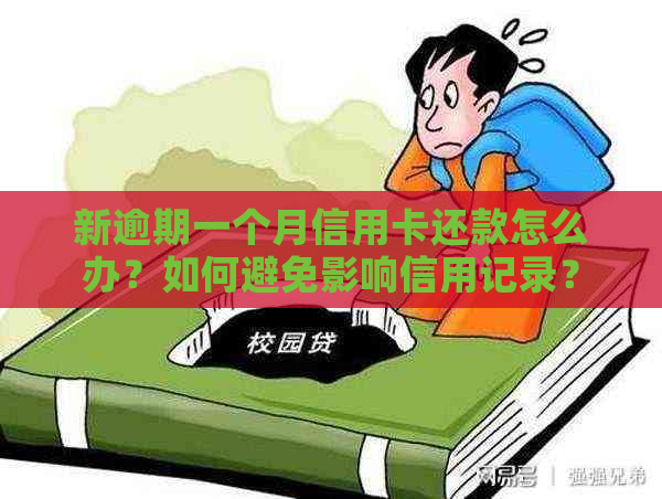 新逾期一个月信用卡还款怎么办？如何避免影响信用记录？