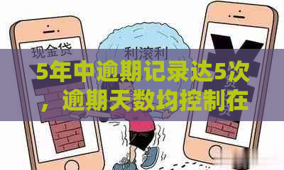 5年中逾期记录达5次，逾期天数均控制在90天内：信贷管理的经验与策略