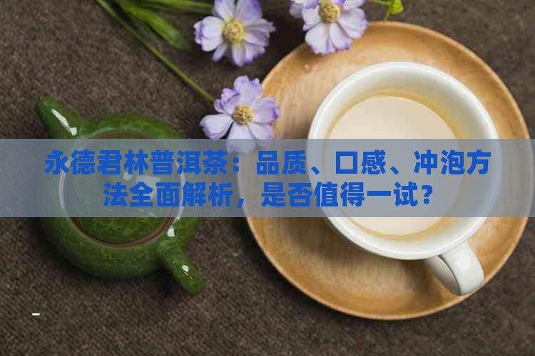 永德君林普洱茶：品质、口感、冲泡方法全面解析，是否值得一试？