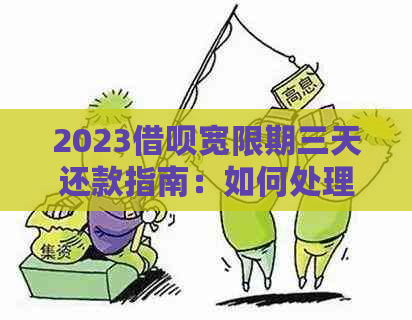 2023借呗宽限期三天还款指南：如何处理逾期情况？