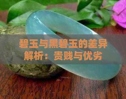 碧玉与黑碧玉的差异解析：贵贱与优劣