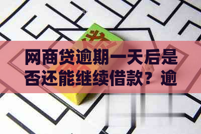 网商贷逾期一天后是否还能继续借款？逾期一天的后果及解决办法全面解析