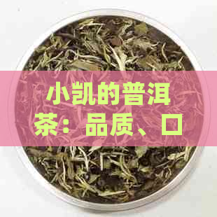 小凯的普洱茶：品质、口感、泡法全方位解析，看看这款茶是否值得一试？