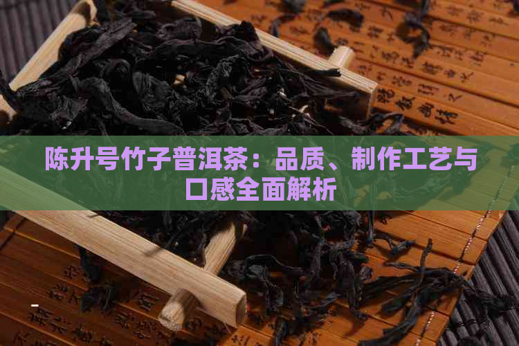 陈升号竹子普洱茶：品质、制作工艺与口感全面解析