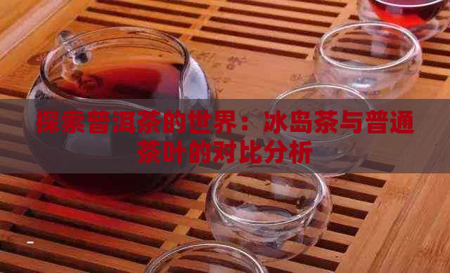 探索普洱茶的世界：冰岛茶与普通茶叶的对比分析