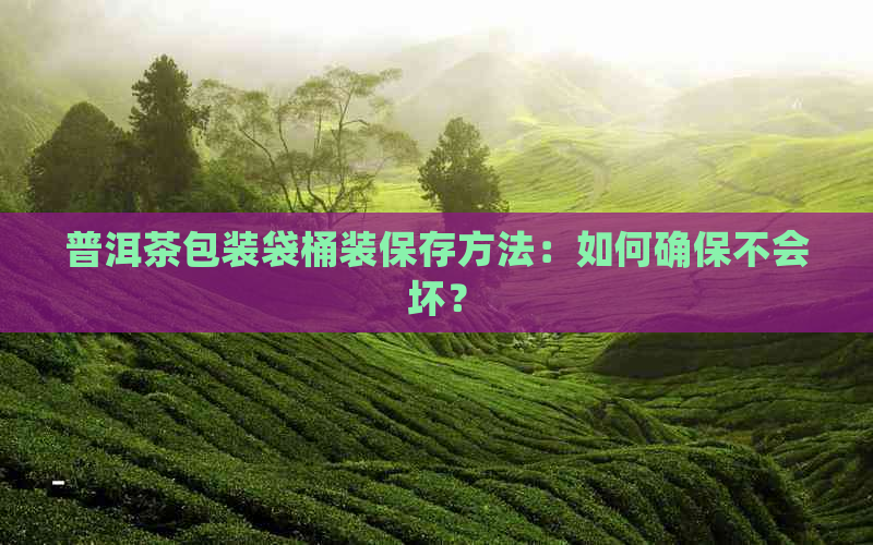 普洱茶包装袋桶装保存方法：如何确保不会坏？