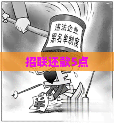 招联还款5点