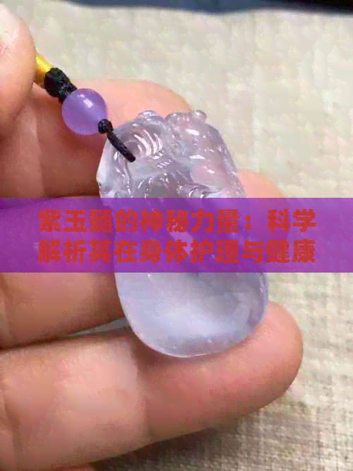 紫玉髓的神秘力量：科学解析其在身体护理与健康中的独特作用