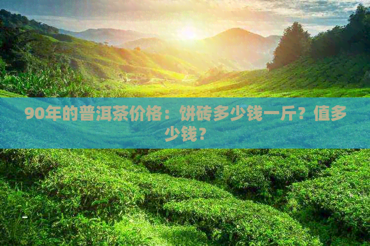 90年的普洱茶价格：饼砖多少钱一斤？值多少钱？