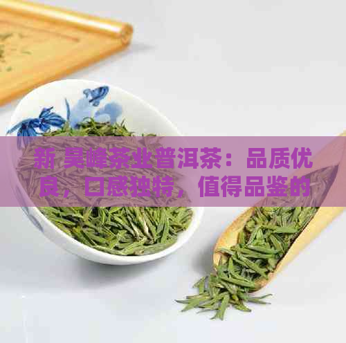 新 昊峰茶业普洱茶：品质优良，口感独特，值得品鉴的选择