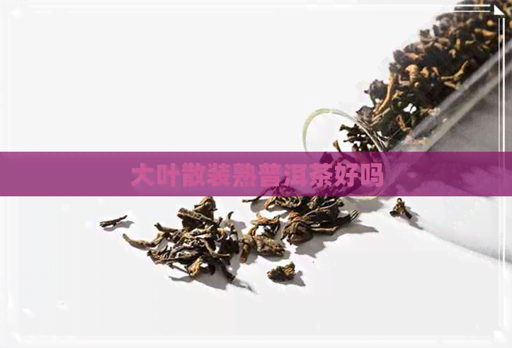 大叶散装熟普洱茶好吗