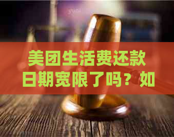 美团生活费还款日期宽限了吗？如何在当天晚上还款？详细操作指南来啦！