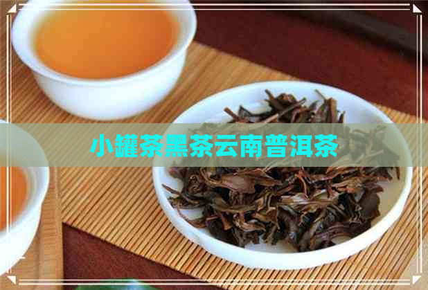 小罐茶黑茶云南普洱茶