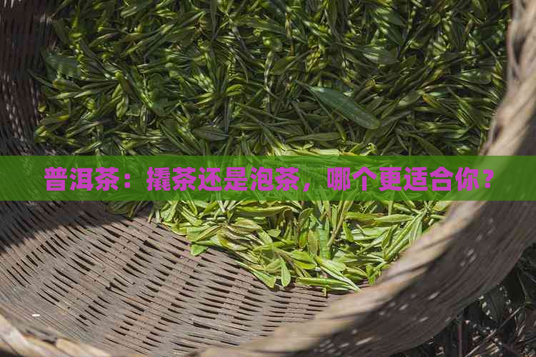 普洱茶：撬茶还是泡茶，哪个更适合你？