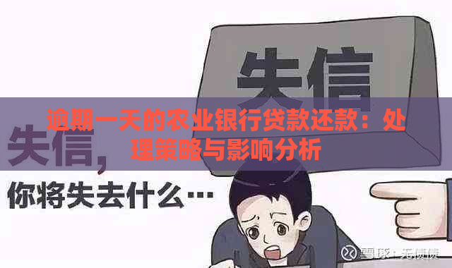 逾期一天的农业银行贷款还款：处理策略与影响分析