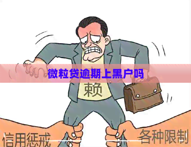 微粒贷逾期上黑户吗