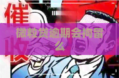 微粒贷逾期会拘留么