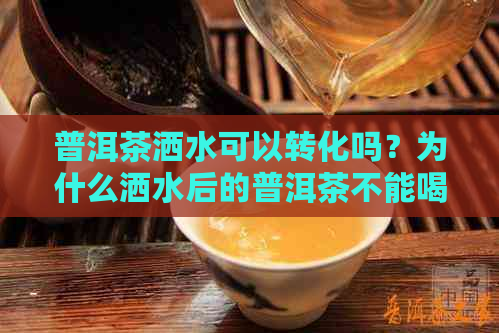 普洱茶洒水可以转化吗？为什么洒水后的普洱茶不能喝且会变色？