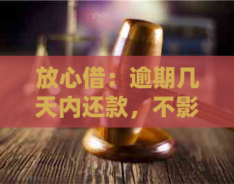 放心借：逾期几天内还款，不影响，可联系紧急联系人