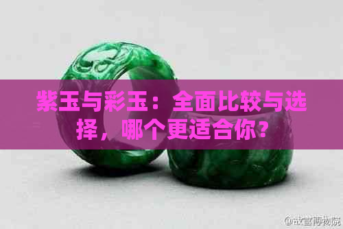 紫玉与彩玉：全面比较与选择，哪个更适合你？