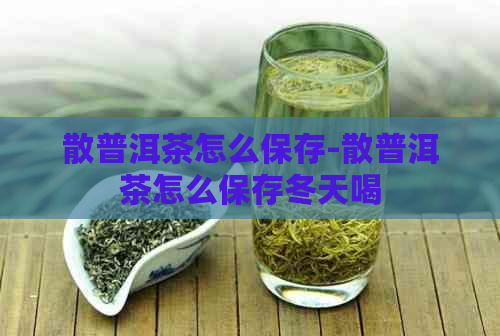 散普洱茶怎么保存-散普洱茶怎么保存冬天喝