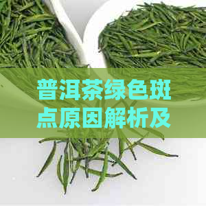 普洱茶绿色斑点原因解析及饮用安全性评估