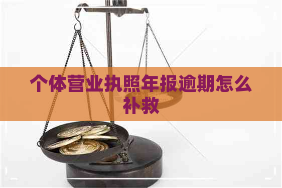 个体营业执照年报逾期怎么补救