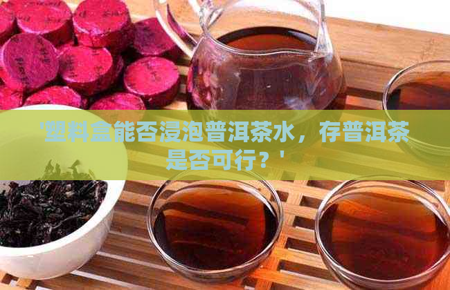 '塑料盒能否浸泡普洱茶水，存普洱茶是否可行？'