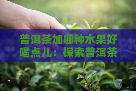 普洱茶加哪种水果好喝点儿：探索普洱茶搭配的完美组合