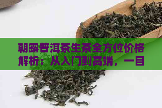 朝露普洱茶生茶全方位价格解析：从入门到高端，一目了然！