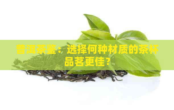 普洱茶鉴：选择何种材质的茶杯品茗更佳？