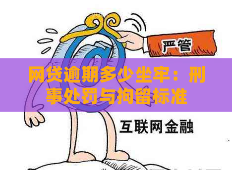 网贷逾期多少坐牢：刑事处罚与拘留标准