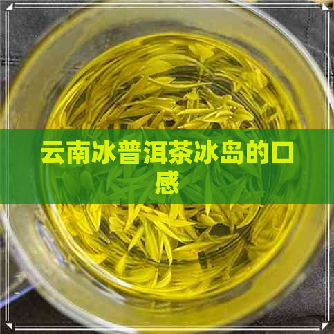 云南冰普洱茶冰岛的口感