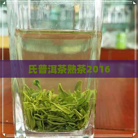 氏普洱茶熟茶2016