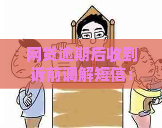 网贷逾期后收到诉前调解短信：如何应对、有何影响及解决方法全解析