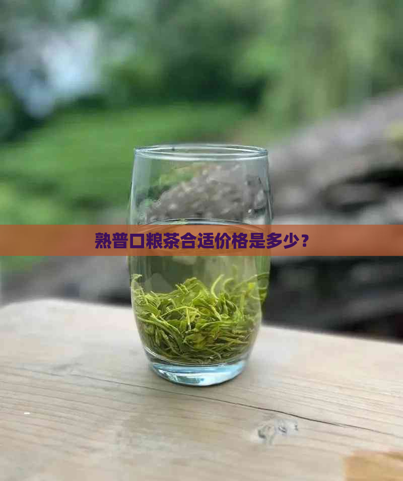 熟普口粮茶合适价格是多少？